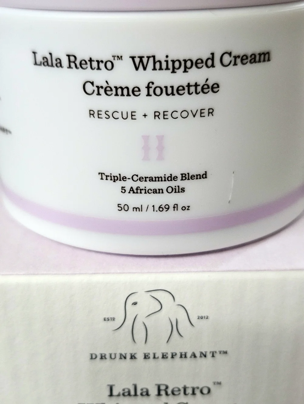 Drunk Elephant Lala Retro Whipped Cream Moisturizer Nourishing Refillable NEW